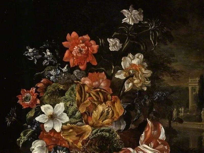 1697-Maria Weenix - Un gruppo di fiori - Fitzwilliam Museum